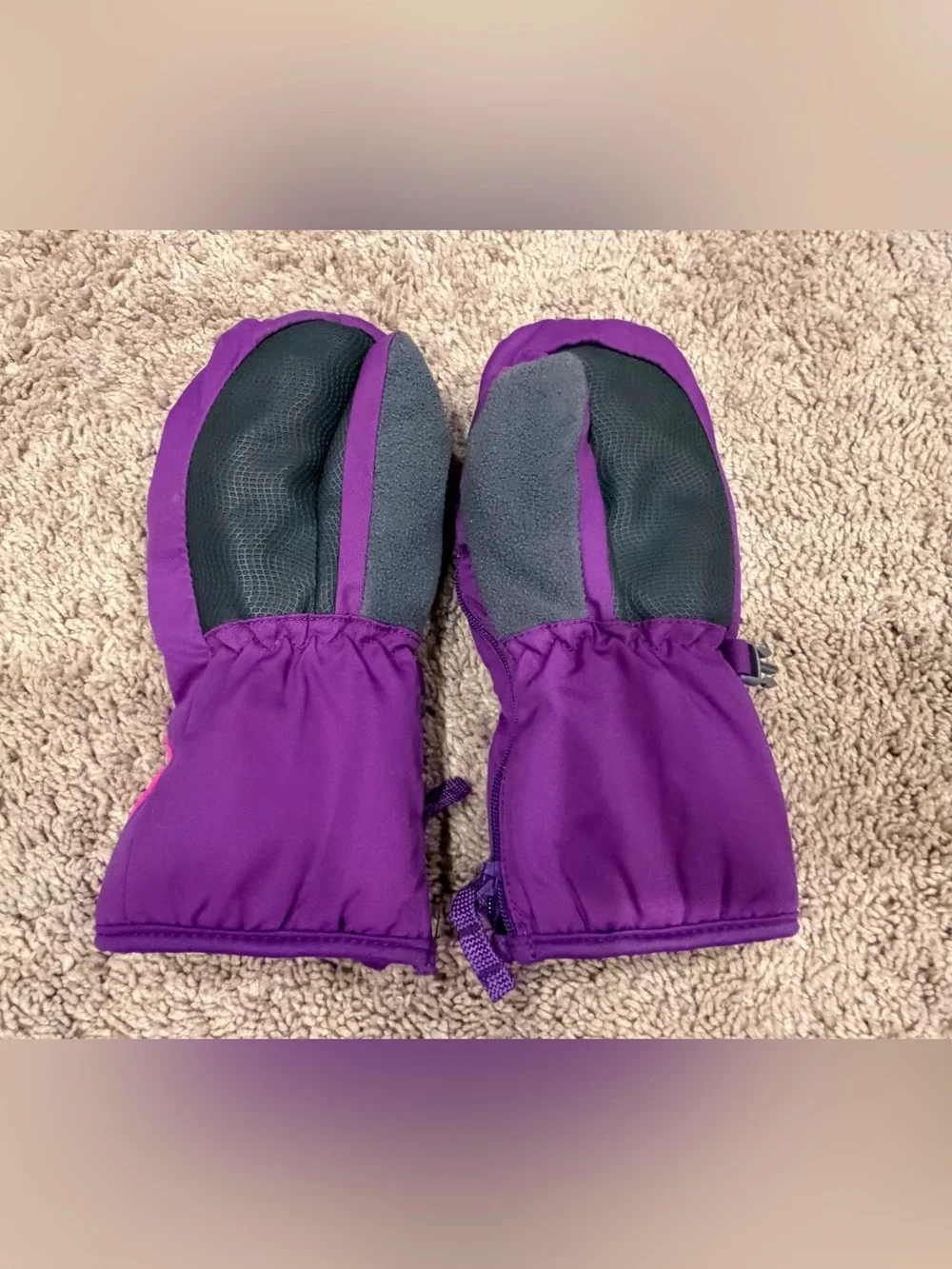 Girls Small Ski Gloves